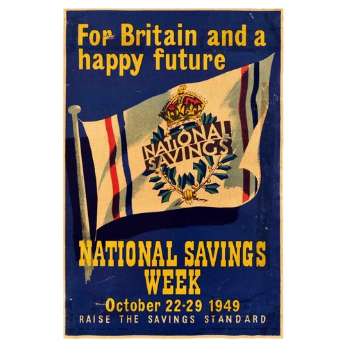20 - Advertising Poster Set National Savings Britain Week Royal Navy Air Force. Set of eight original vin... 
