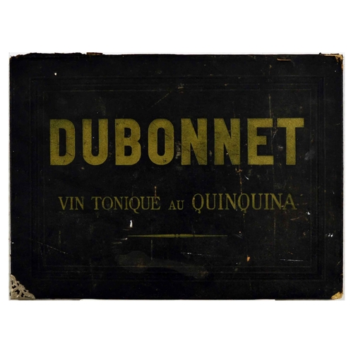 7 - Advertising Poster Dubonnet Cinchona Tonic Wine Menu Alcohol Liqueur Liquor. Original antique menu c... 