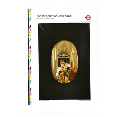 47 - London Underground Poster LT The Museum of Childhood Simon Gales. Rare original vintage printer's pr... 