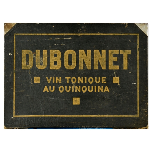 37 - Advertising Poster Dubonnet Cassandre Wine Morlant Champagne Menu France. Original antique menu cove... 