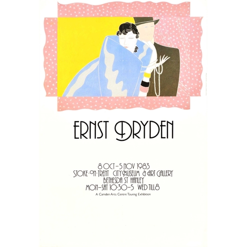 108 - Advertising Poster Ernst Dryden Art Deco. Original vintage poster for A Camden Arts Touring Exhibiti... 