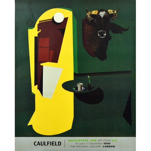 115 - Advertising Poster Caulfield New Art From Old National Gallery. Original vintage exhibition poster f... 