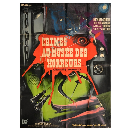 439 - Movie Poster Horrors Of The Black Museum. Original vintage movie poster for Horrors Of The Black Mus... 