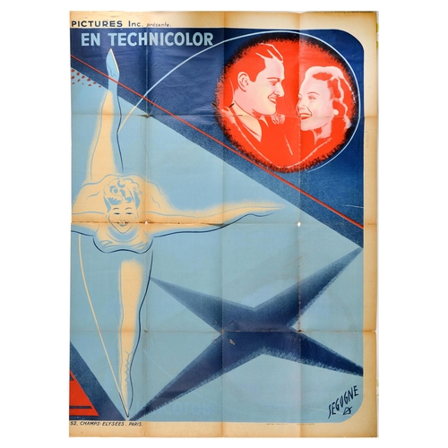 440 - Movie Poster Set France Ben Hur Great Wall Of China Sophia Loren. Set of 6 original vintage movie po... 