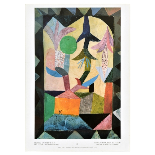 233 - Art Exhibition Poster Set Pablo Picasso Paul Klee Henri Matisse. Set of six original art exhibition ... 