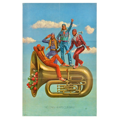 171 - Movie Advertising Poster The Lonely Hearts Club Band Beatles. Original vintage film advertising post... 