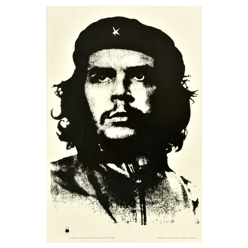 375 - Propaganda Poster Ernesto Che Guevara Cuba Revolution. Original vintage propaganda poster featuring ... 