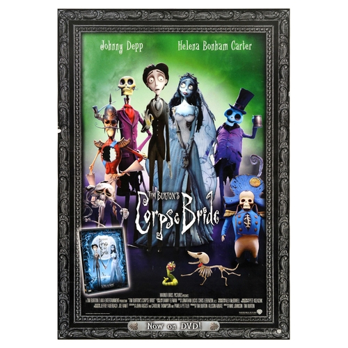 445 - Movie Poster Corpse Bride Tim Burton Animation. Original vintage movie poster for Tim Burton's Corps... 