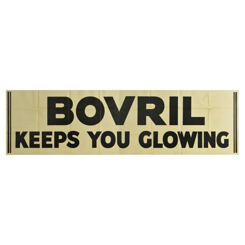 36 - Advertising Poster Bovril Beef Hot Drink Glowing. Original vintage advertising poster for Bovril - B... 