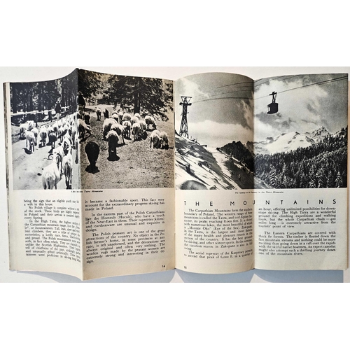 181 - Poland Travel Booklet Art Deco Kazimierz Mann. Original vintage travel booklet for Poland featuring ... 