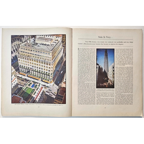 182 - Fortune Magazine Art Deco Joseph Binder Solar Power. Original vintage magazine Fortune November 1938... 