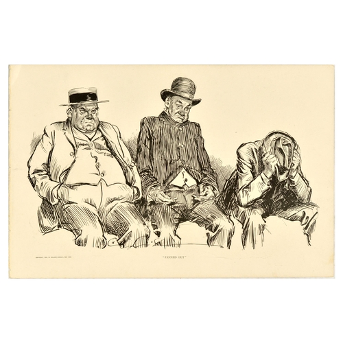 13 - Lithograph Engraving Set Charles Dana Gibson Advertising Poster The Illustrated London News Hindenbu... 