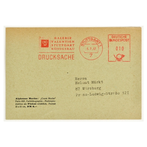 24 - Advertising Poster Mucha Gebhart Cloches De Noel Et De Paques . Original antique Art Nouveau pages a... 