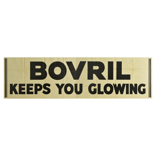 33 - Advertising Poster Bovril Beef Hot Drink Glowing. Original vintage advertising poster for Bovril - B... 