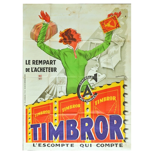 39 - Advertising Poster Timbror Voucher Furniture Homeware. Original vintage advertising poster for Timbr... 