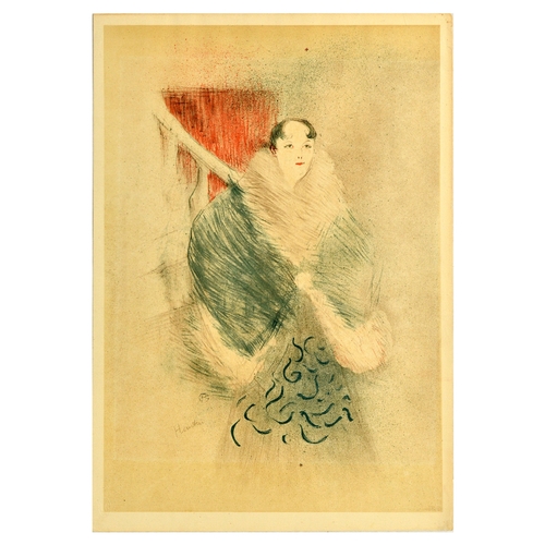 58 - Advertising Poster Toulouse-Lautrec Librairie Grund Elsa The Viennese. Original vintage Librairie Gr... 