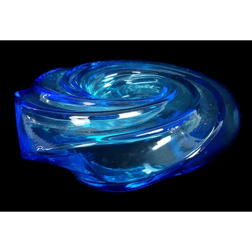 90 - Vistosi, Murano Glass - A bowl or nightlight holder, of swirled circular form, the base inscribed Mu... 