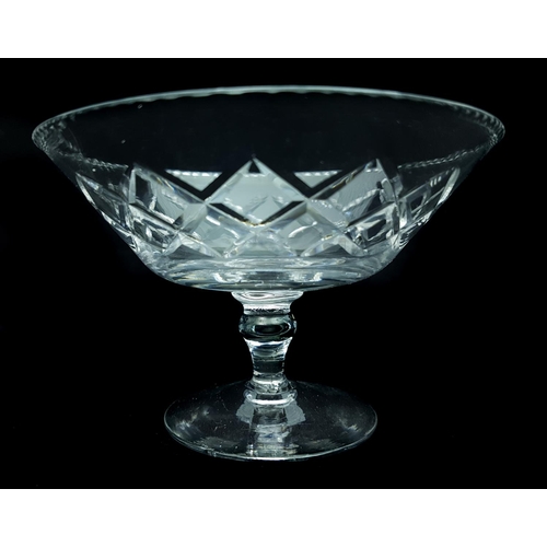 88 - Five cut glass sweetmeat dishes, star cut bowls, 11.5cm diam (5)