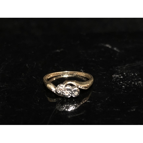 16 - Two diamond rings -An illusion set single stone diamond ring, of round brilliant cut, 2.8mm diam app... 