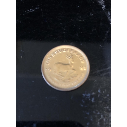 29 - A 1/10 Krugerrand, dated 1981