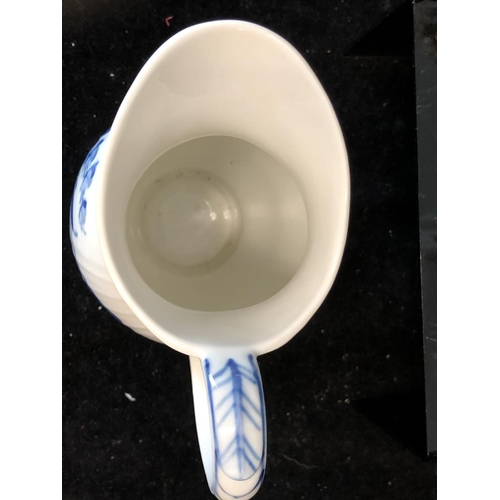 70 - Royal Copenhagen Porcelain - A table water jug, blue flower curved pattern, shape 10-1609, 19.5cm hi... 