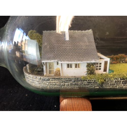 254 - A Bungalow in a Bottle -a model Scottish croft / house with a conservatory extension, spacious garde... 