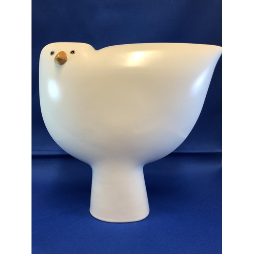 ハワード・スミス　アラビア 鳥のオブジェ ティモ Arabia Finland Parvi Flock Large Blue Bird Lisa By Howard