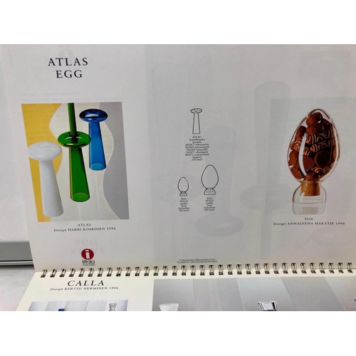 10 - Iittala, Finland glass collectors interest - a  1998 Iittala product book, includes designer informa... 