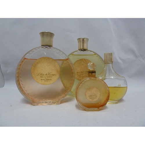 97 - Commercial Perfume bottles - Lalique for Mitsouko, Guerlain, bottle and stopper, original paper labe... 