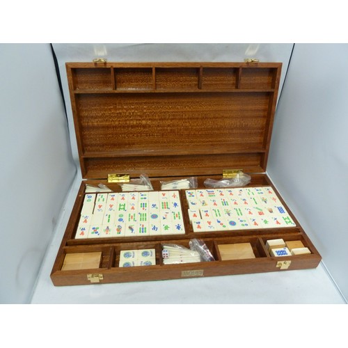 139 - A Jacques London Mah Jong set, modern, box 45cm max