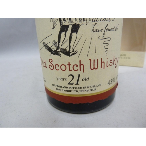 121 - Collector's Item -Old Scotch Whisky, The Antiquary, J W Hardie Ltd, Edinburgh, 21 years Old, 70cl, i... 