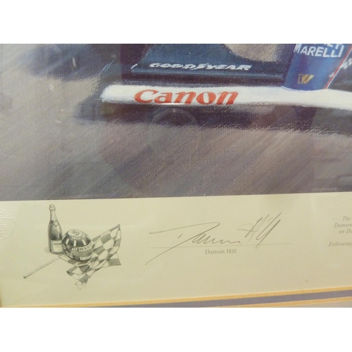 137 - Tony Smith, signed - The Perfect Start, A Shington Green Limited Edition print, signed by Damon Hill... 