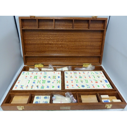 139 - A Jacques London Mah Jong set, modern, box 45cm max