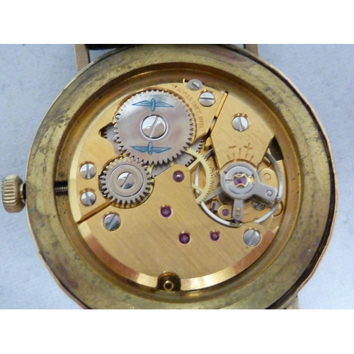 14 - A Rotary Gentleman's 9ct gold wrist watch, the case marked 0.375 with hallmarks internally, manual w... 