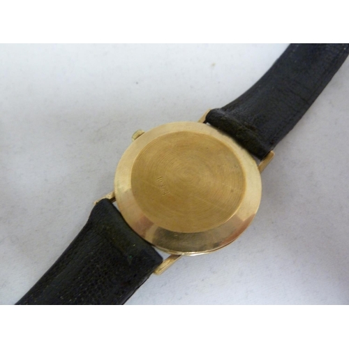 14 - A Rotary Gentleman's 9ct gold wrist watch, the case marked 0.375 with hallmarks internally, manual w... 