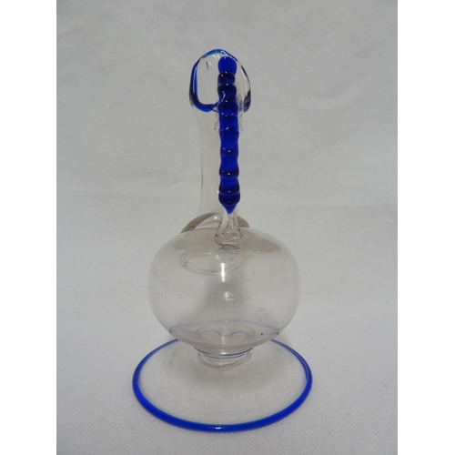 170 - MVM Cappellin - a glass rose water sprinkler, in Persian style, made for the Islamic Market, colourl... 