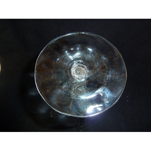 139 - James Powell and Sons, Whitefriars Ltd - two flint glass tazza: one low of convulvulous flower form;... 