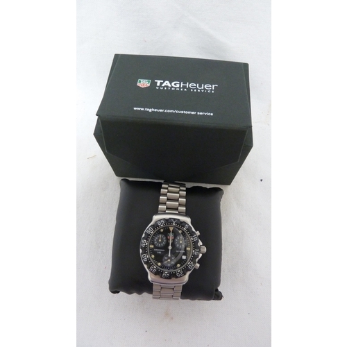 A TAG Heuer Formula 1 Gentleman's Chronograph 1/10th wristwatch, CA