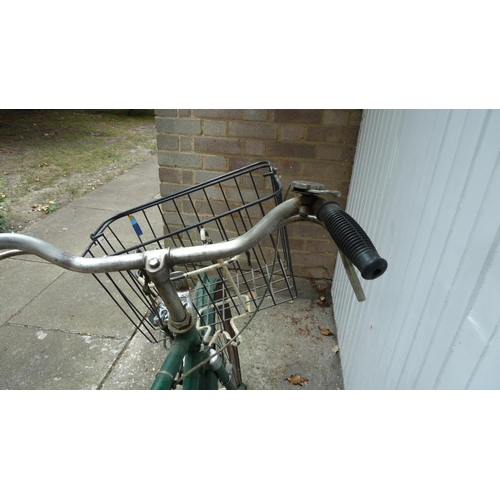 169 - A Vintage Hercules bicycle, in original condition, British Racing Green colour. This lot is held off... 