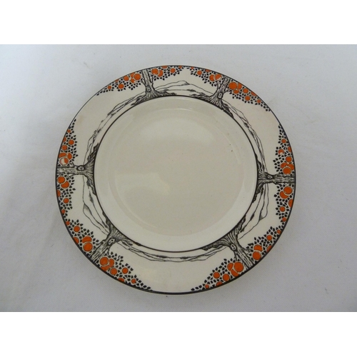 47 - Various Crown Ducal Ware plates, comprises: three dinner plates, 25,5 cm diam; one luncheon plate, 2... 