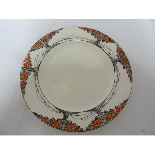 47 - Various Crown Ducal Ware plates, comprises: three dinner plates, 25,5 cm diam; one luncheon plate, 2... 