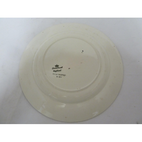 47 - Various Crown Ducal Ware plates, comprises: three dinner plates, 25,5 cm diam; one luncheon plate, 2... 