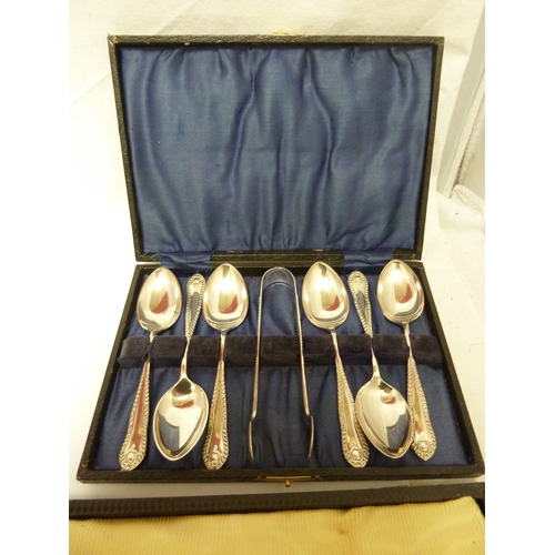 20 - Various silver plated cutlery, boxed; including a Viners Kings Pattern set (qty)