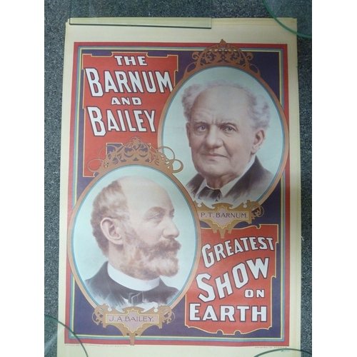 160 - Eleven vintage Barnum and Bailey and Ringling Brothers circus acts posters, (see individual images f... 