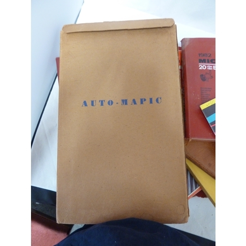 191 - An Auto Mapic, of the United Kingdom and original box; and various Motoring maps and ephemera for Sh... 