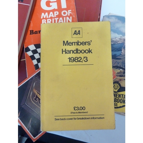 191 - An Auto Mapic, of the United Kingdom and original box; and various Motoring maps and ephemera for Sh... 