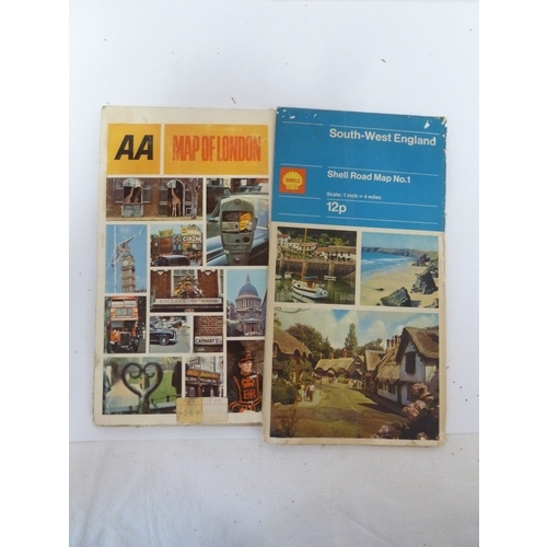 191 - An Auto Mapic, of the United Kingdom and original box; and various Motoring maps and ephemera for Sh... 