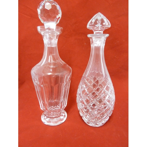 162 - Two decanters and stoppers (4)