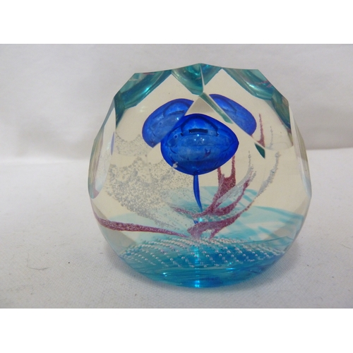 31 - A Limited Edition Caithness glass paperweight, Ultramarine, marked to base and numbered 70/75