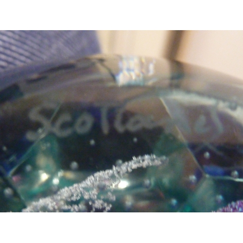 31 - A Limited Edition Caithness glass paperweight, Ultramarine, marked to base and numbered 70/75